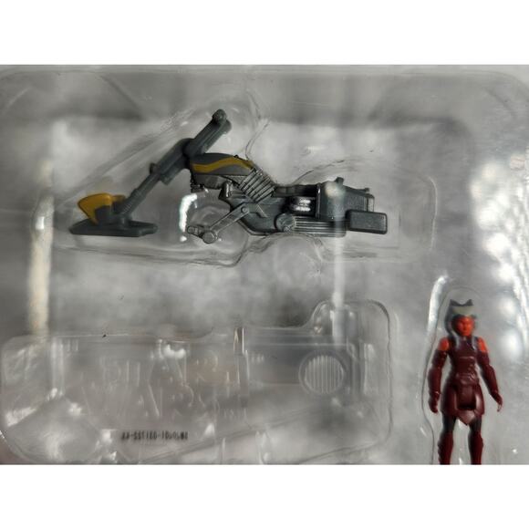Star Wars Micro Galaxy Asoka Tano With Speeder Bike Series 1 Open Box New - Picture 3 of 8